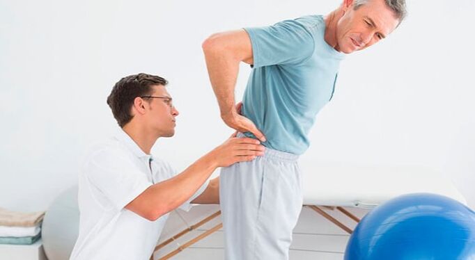 Symptomen van osteochondrose